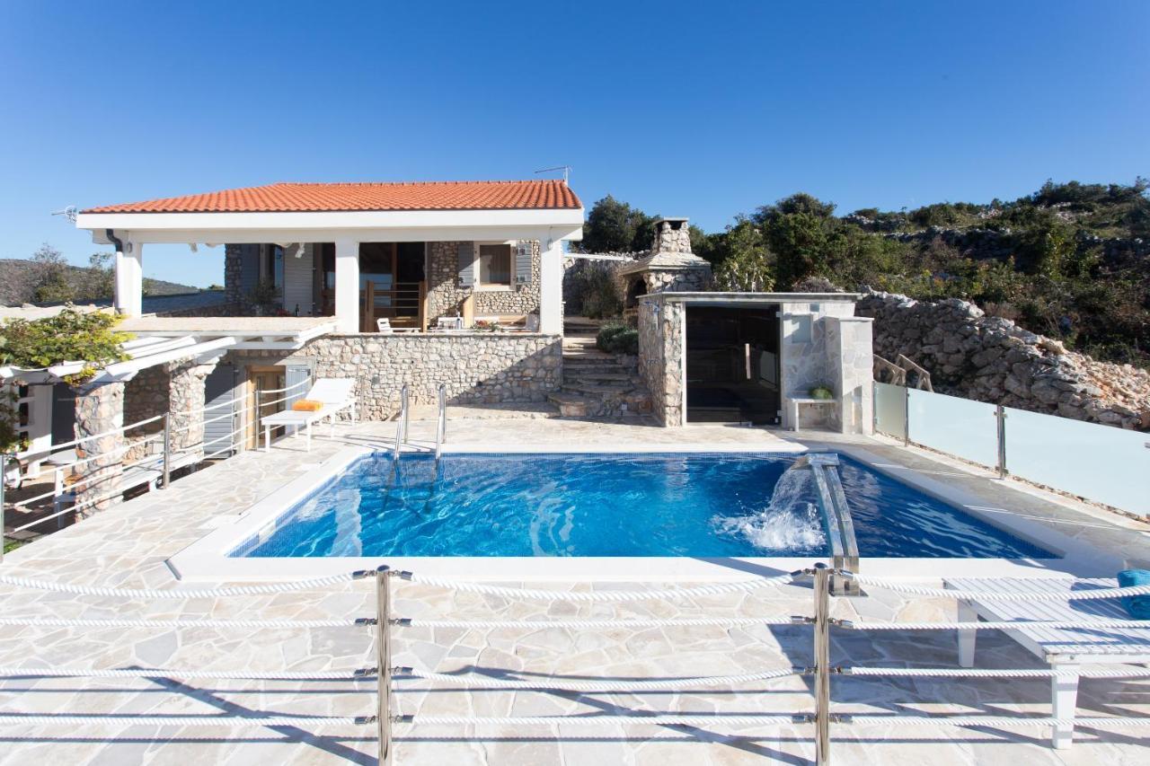 Villa, Stone House With Swimming Pool & Sauna, Beach, セヴィド エクステリア 写真